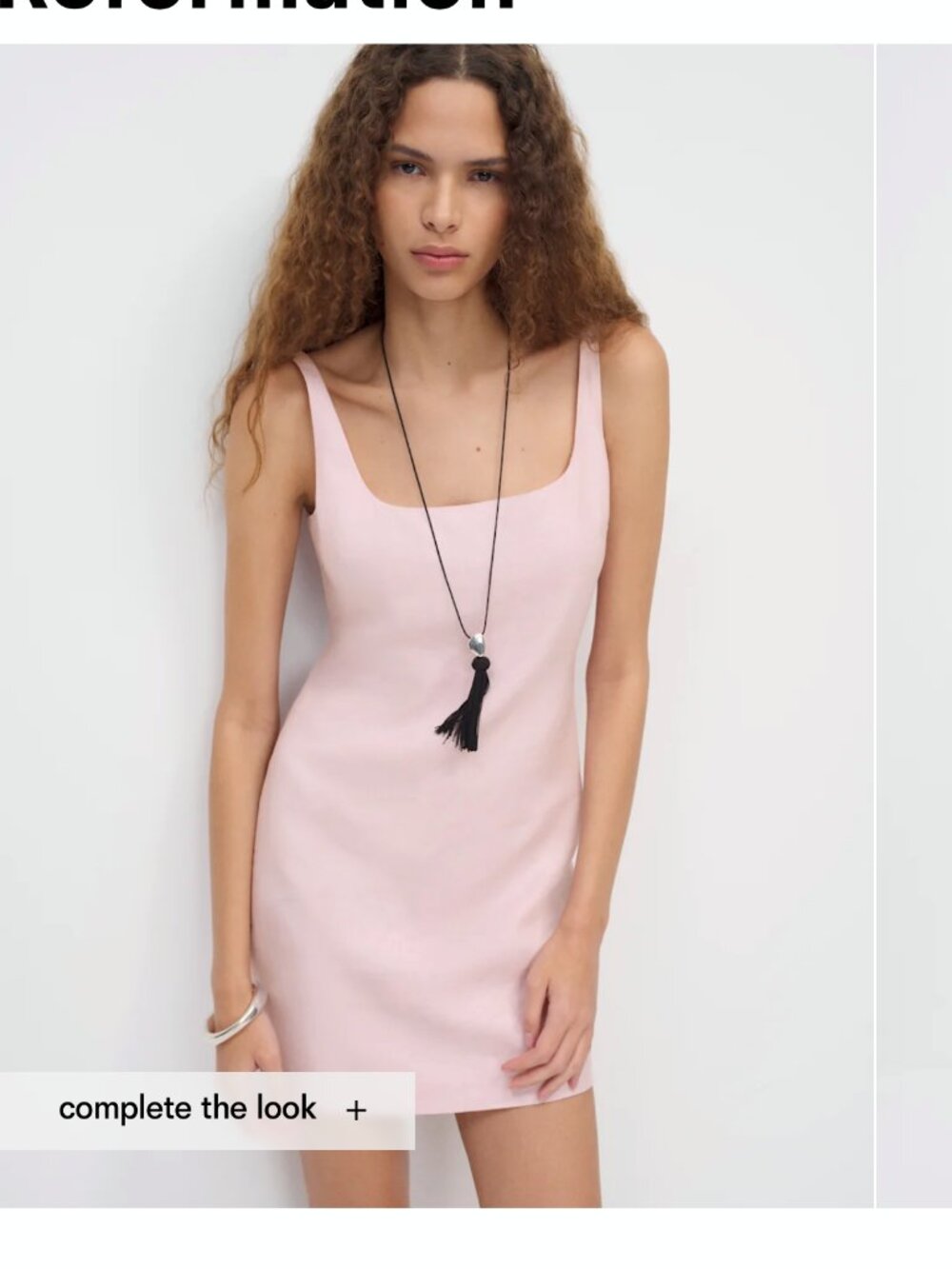 Reformation Linen Dress NWT